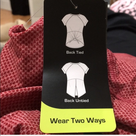 Athletic Works Active Tie Back Short Sleeve - Picture 5 of 7